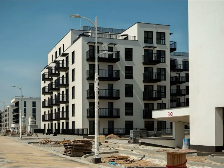 Apartment buildings representing Kenyan property investment
